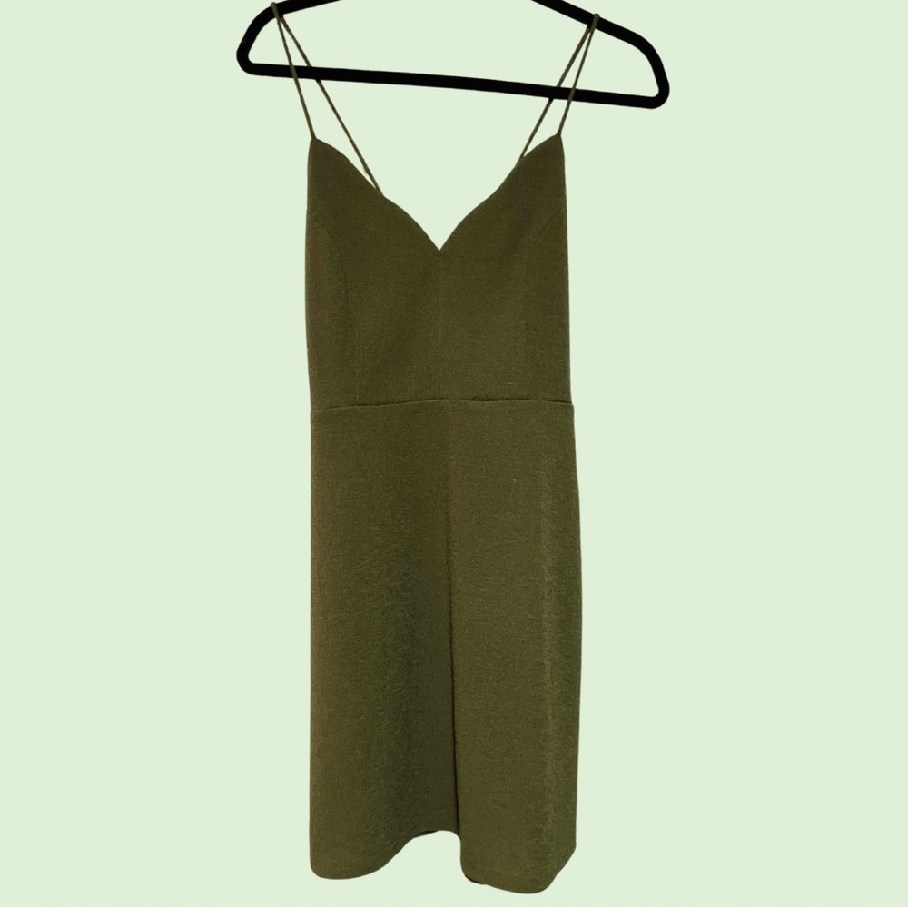 Super Cute Skater Style Crushed Texture Lined Mini Dress (LG)